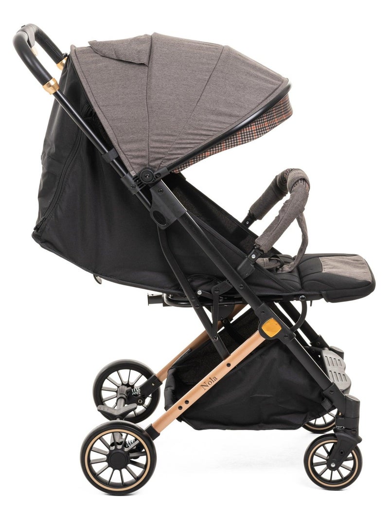 Bebelissimo - Poussette bébé Citadine Ultra Compacte - De 0 à 36 mois - Nola - gris Gris - Kiabi