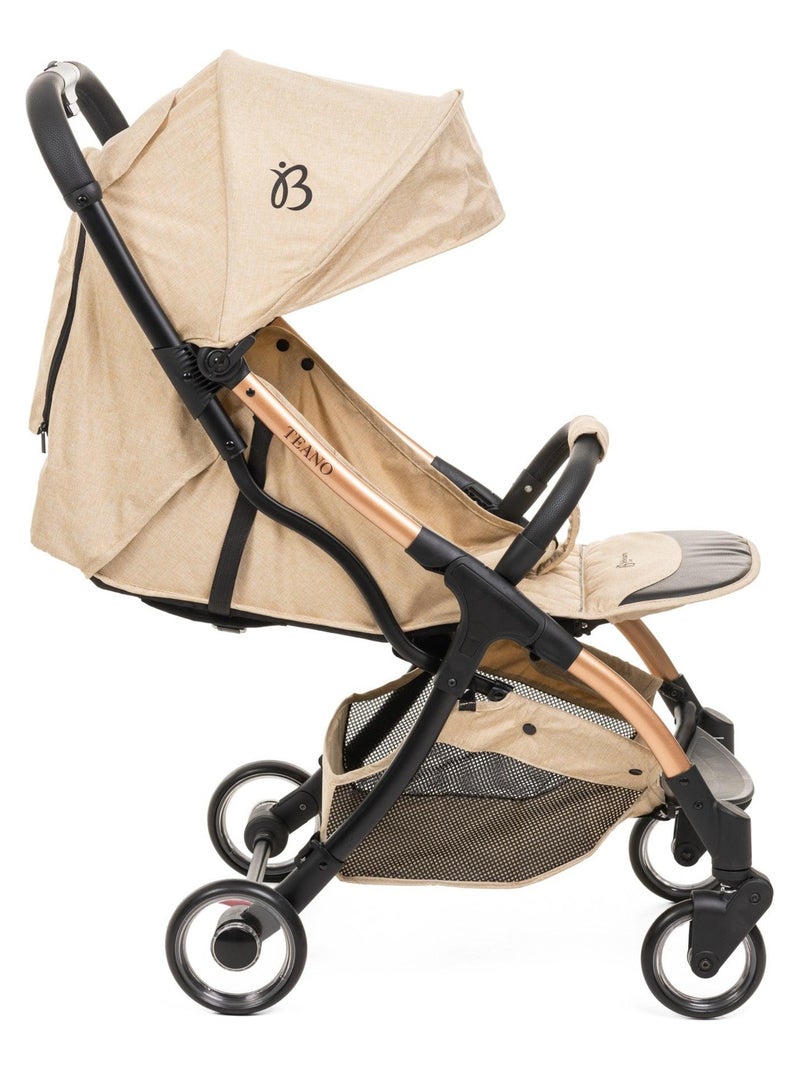 Bebelissimo - Poussette bébé Citadine Ultra Compacte - De 0 à 36 mois - Teano - beige Beige - Kiabi