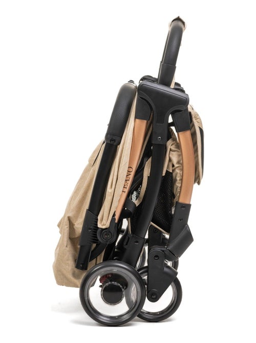 Bebelissimo - Poussette bébé Citadine Ultra Compacte - De 0 à 36 mois - Teano - beige - Kiabi