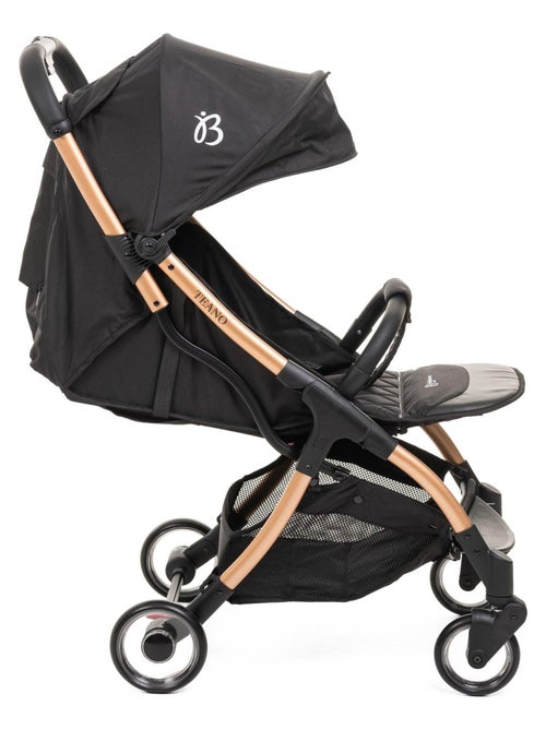 Bebelissimo - Poussette bébé Citadine Ultra Compacte - De 0 à 36 mois - Teano - noir - Kiabi
