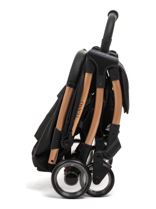 Bebelissimo - Poussette bébé Citadine Ultra Compacte - De 0 à 36 mois - Teano - noir - Kiabi