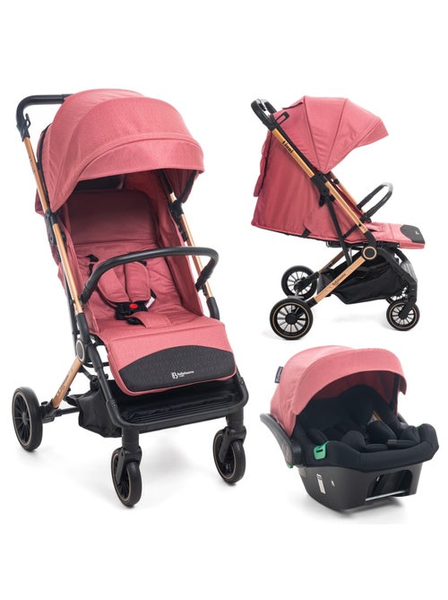 Bebelissimo - poussette combinée duo 2 en 1 - siège auto 0+ lioni - Kiabi Bebelissimo - poussette combinée duo 2 en 1 - siège auto 0+ lioni - Kiabi