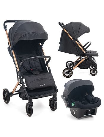 Bebelissimo - poussette combinée duo 2 en 1 - siège auto 0+ lioni