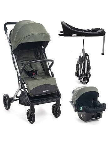 Bebelissimo - poussette combinée trio 3 en 1 - lioni - base isofix
