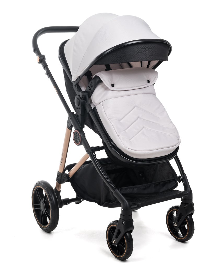 BEBELISSIMO - Poussette combinée trio 3 en 1 - siège auto - CAVO Beige - Kiabi