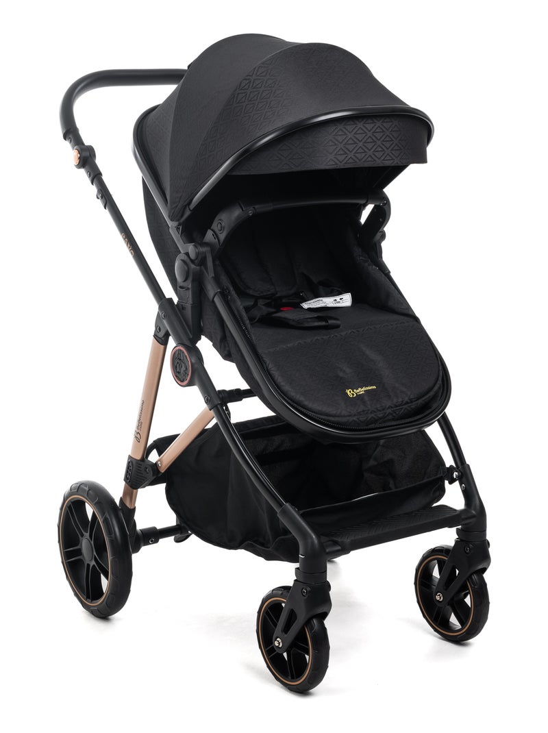 BEBELISSIMO - Poussette combinée trio 3 en 1 - siège auto - CAVO Noir - Kiabi