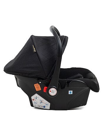 Bebelissimo - poussette combinée trio 3 en 1 - siège auto 0+ iris – base isofix - rose