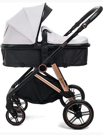 BEBELISSIMO - Poussette combinée trio 3 en 1 - siège auto 0+ IRIS – base Isofix