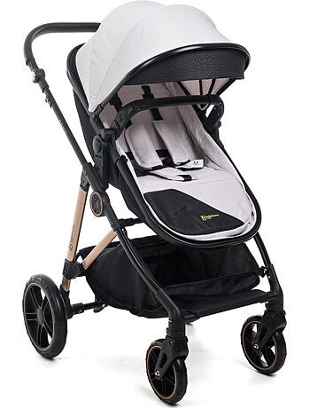 BEBELISSIMO - Poussette combinée trio 3 en 1 - siège auto 0+ IRIS – base Isofix