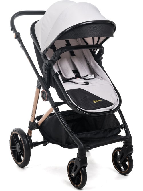 BEBELISSIMO - Poussette combinée trio 3 en 1 - siège auto 0+ IRIS – base Isofix - Kiabi BEBELISSIMO - Poussette combinée trio 3 en 1 - siège auto 0+ IRIS – base Isofix - Kiabi