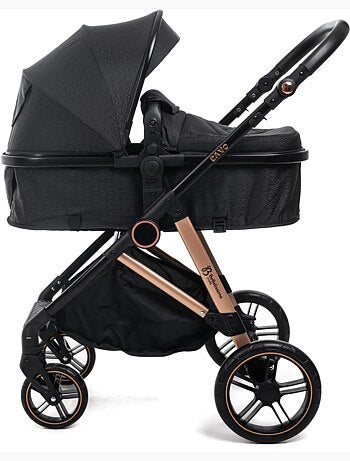 BEBELISSIMO - Poussette combinée trio 3 en 1 - siège auto 0+ IRIS – base Isofix