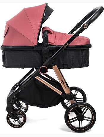 BEBELISSIMO - Poussette combinée trio 3 en 1 - siège auto 0+ IRIS – base Isofix