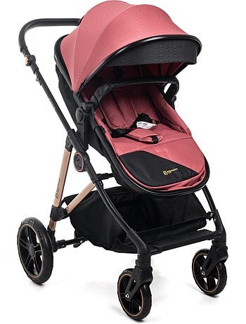 BEBELISSIMO - Poussette combinée trio 3 en 1 - siège auto 0+ IRIS – base Isofix