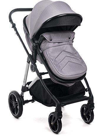 BEBELISSIMO - Poussette combinée trio 3 en 1 - siège auto 0+ IRIS – base Isofix