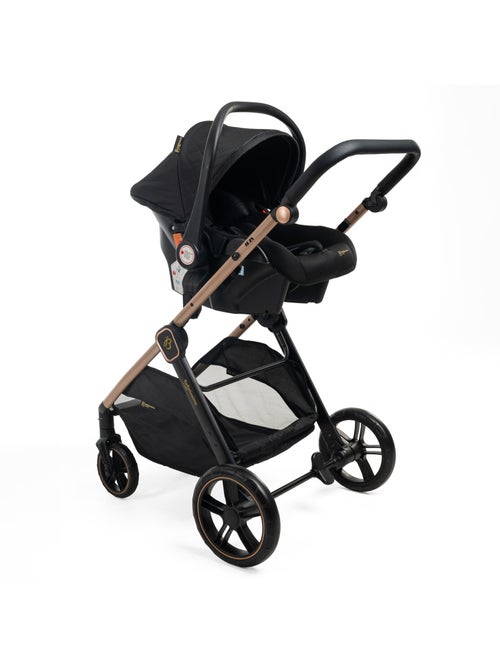 Bebelissimo - poussette combinée trio 3 en 1 - siège auto 0+ iris – base isofix - Kiabi Bebelissimo - poussette combinée trio 3 en 1 - siège auto 0+ iris – base isofix - Kiabi