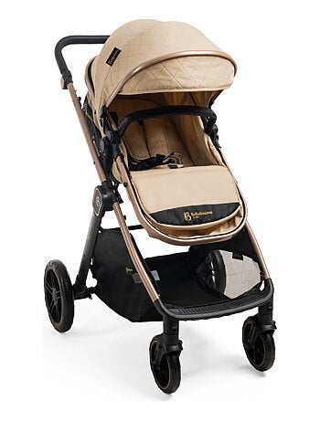 BEBELISSIMO - Poussette combinée trio 3 en 1 - siège auto 0+ IRIS – nacelle - vert