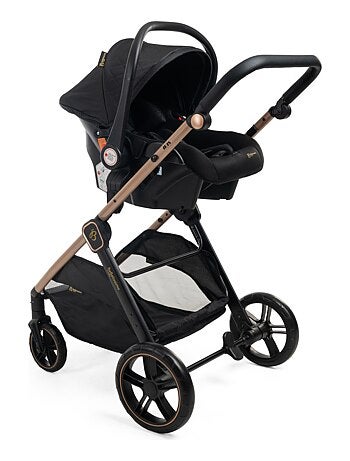 BEBELISSIMO - Poussette combinée trio 3 en 1 - siège auto 0+ IRIS – nacelle - vert