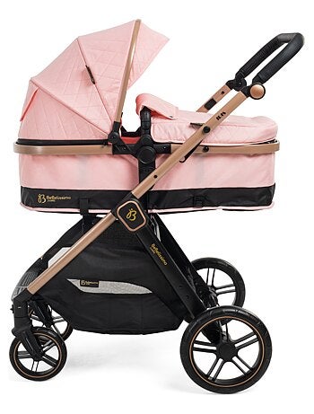 BEBELISSIMO - Poussette combinée trio 3 en 1 - siège auto 0+ IRIS – nacelle - vert