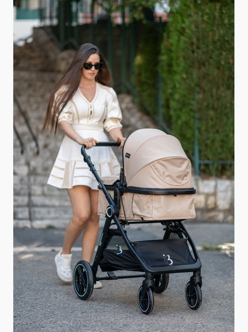 BEBELISSIMO - Poussette combinée trio 3 en 1 - siège auto 0+ Nicea – nacelle - Kiabi
