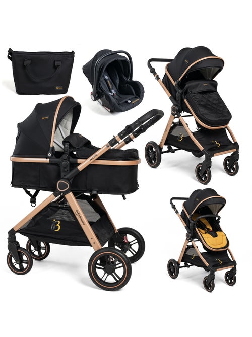 BEBELISSIMO - Poussette combinée trio 3 en 1 - siège auto 0+ Nicea – nacelle - Kiabi