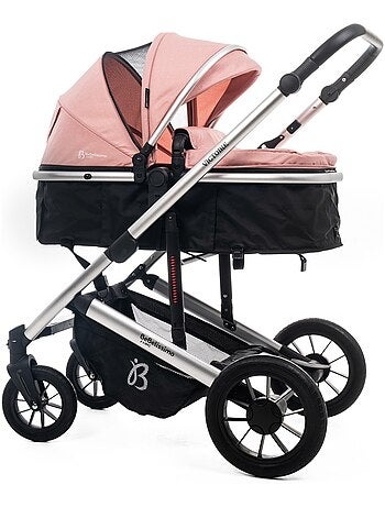BEBELISSIMO - Poussette combinée trio 3 en 1 - siège auto 0m – max 22kg – Victoire I-Size beige