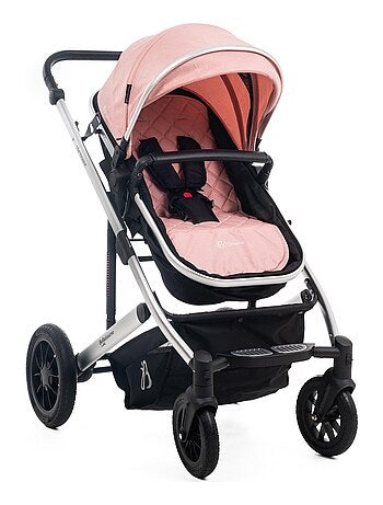 BEBELISSIMO - Poussette combinée trio 3 en 1 - siège auto 0m – max 22kg – Victoire I-Size beige