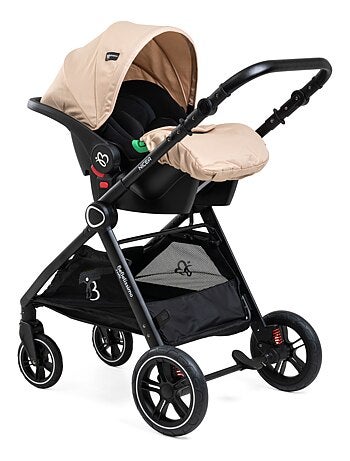 BEBELISSIMO - Poussette combinée trio 3 en 1 -dès la naissance – Nicea