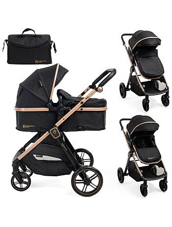 Bebelissimo - Poussette transformable - combinée - 2 en 1 - poids 0-22kg - IRIS