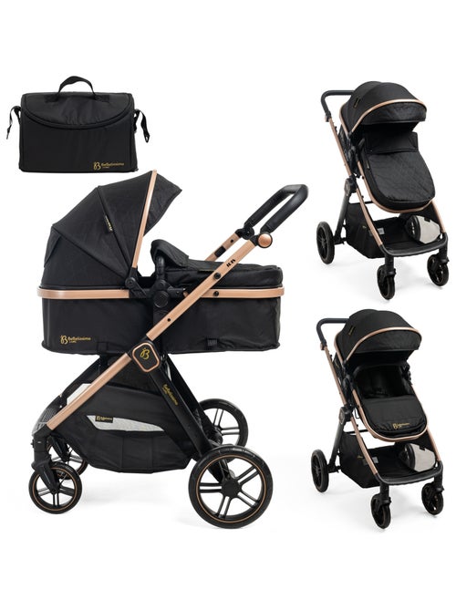 Bebelissimo - Poussette transformable - combinée - 2 en 1 - poids 0-22kg - IRIS - Kiabi