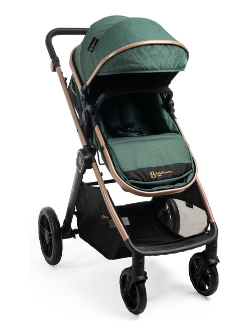 Bebelissimo - Poussette transformable - combinée - 2 en 1 - poids 0-22kg - IRIS - Kiabi Bebelissimo - Poussette transformable - combinée - 2 en 1 - poids 0-22kg - IRIS - Kiabi
