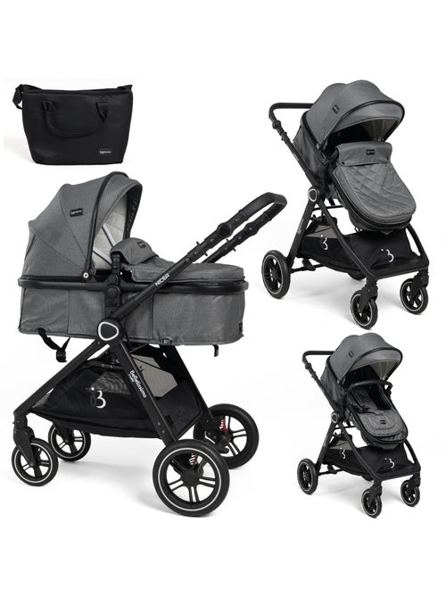 Bebelissimo - Poussette transformable - combinée - 2 en 1 - poids 0-22kg - Nicea - Kiabi