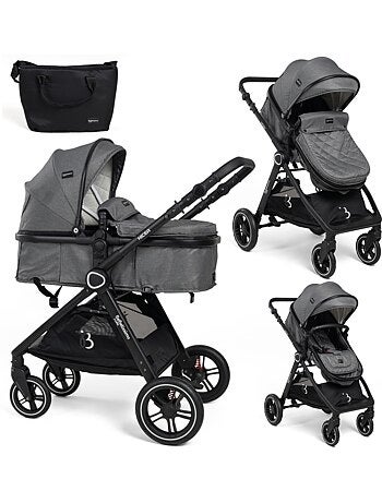 Bebelissimo - Poussette transformable - combinée - 2 en 1 - poids 0-22kg - Nicea