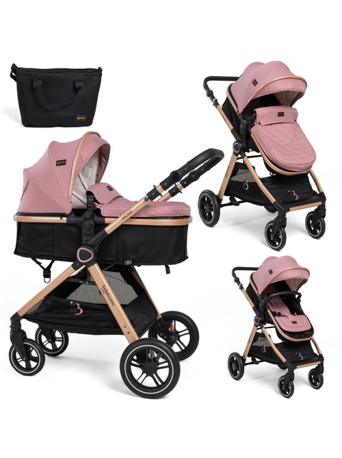 Bebelissimo - Poussette transformable - combinée - 2 en 1 - poids 0-22kg - Nicea - Kiabi