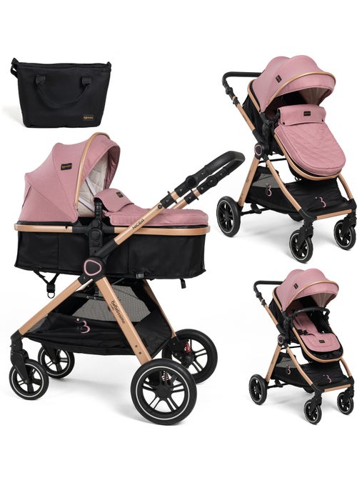 Bebelissimo - Poussette transformable - combinée - 2 en 1 - poids 0-22kg - Nicea - Kiabi Bebelissimo - Poussette transformable - combinée - 2 en 1 - poids 0-22kg - Nicea - Kiabi