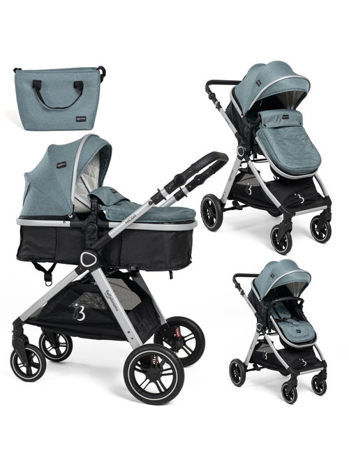 Bebelissimo - Poussette transformable - combinée - 2 en 1 - poids 0-22kg - Nicea - Kiabi