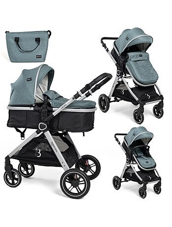 Bebelissimo - Poussette transformable - combinée - 2 en 1 - poids 0-22kg - Nicea