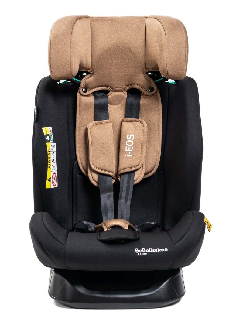 BEBELISSIMO  - Siège auto I-size  - groupe 0+/1/2/3 - (0-36kg) -  Inclinable - 40 -150cm - i-EOS Beige - Kiabi