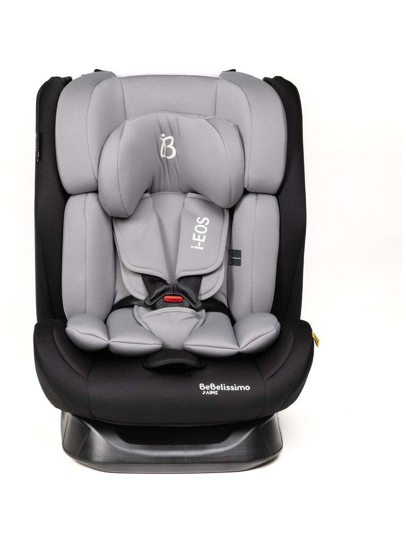 BEBELISSIMO  - Siège auto I-size  - groupe 0+/1/2/3 - (0-36kg) -  Inclinable - 40 -150cm - i-EOS Gris - Kiabi