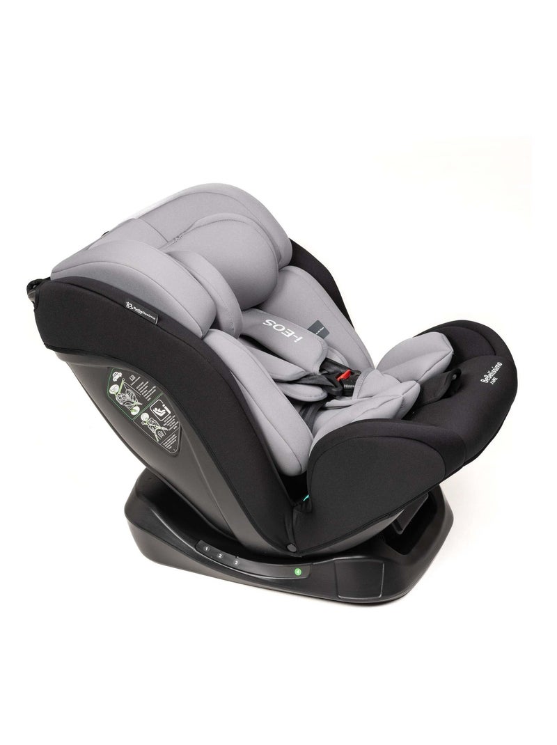 BEBELISSIMO  - Siège auto I-size  - groupe 0+/1/2/3 - (0-36kg) -  Inclinable - 40 -150cm - i-EOS Gris - Kiabi