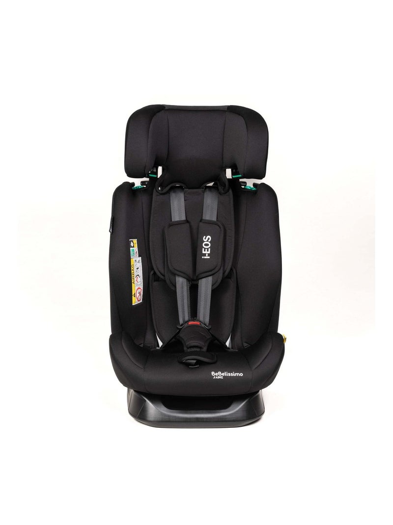 BEBELISSIMO  - Siège auto I-size  - groupe 0+/1/2/3 - (0-36kg) -  Inclinable - 40 -150cm - i-EOS Noir - Kiabi