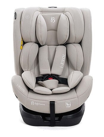 Bebelissimo - Siège auto Isofix - pivontant 360 ° - 40-150 cm - 0-36kg- i- Evol - beige