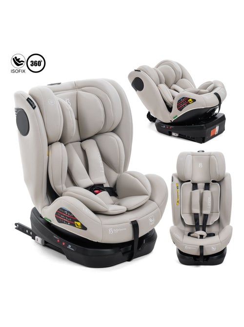 Bebelissimo - siège auto isofix - pivontant 360 ° - 40-150 cm -  0-36kg- i- evol - Kiabi