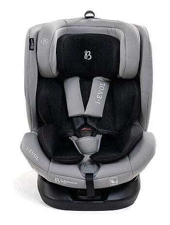 Bebelissimo - siège auto isofix - pivontant 360 ° - 40-150 cm - 0-36kg i- evol