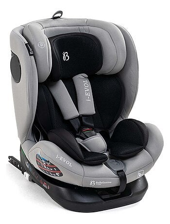 Bebelissimo - siège auto isofix - pivontant 360 ° - 40-150 cm - 0-36kg i- evol