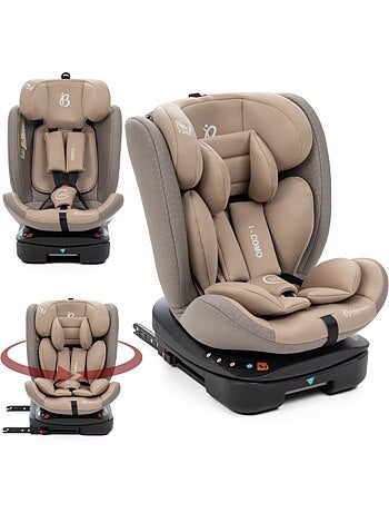 Bebelissimo - siège auto isofix - pivontant 360 ° - 40-150 cm - 0-36kg i- como