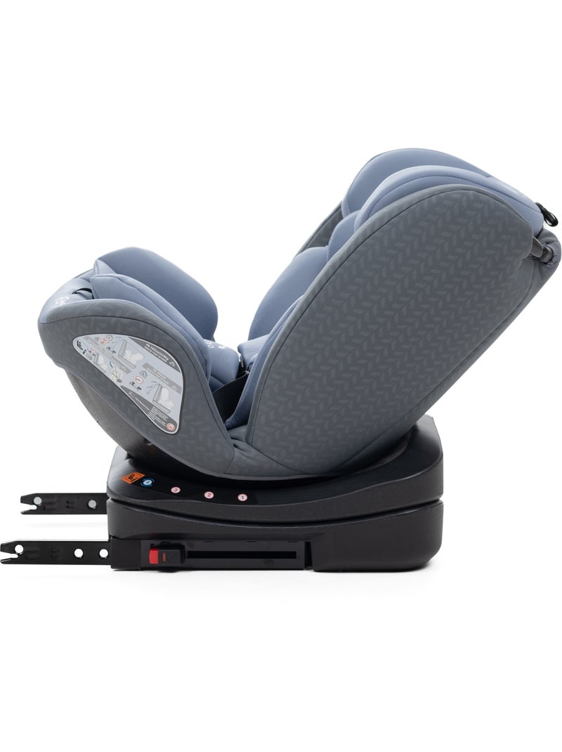 Bebelissimo - siège auto isofix - pivontant 360 ° - 40-150 cm -  0-36kg  i- como Gris - Kiabi