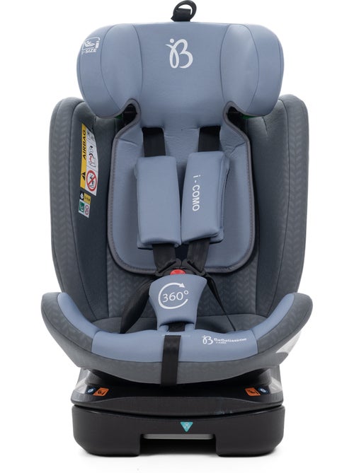 Bebelissimo - siège auto isofix - pivontant 360 ° - 40-150 cm - 0-36kg i- como - Kiabi Bebelissimo - siège auto isofix - pivontant 360 ° - 40-150 cm - 0-36kg i- como - Kiabi