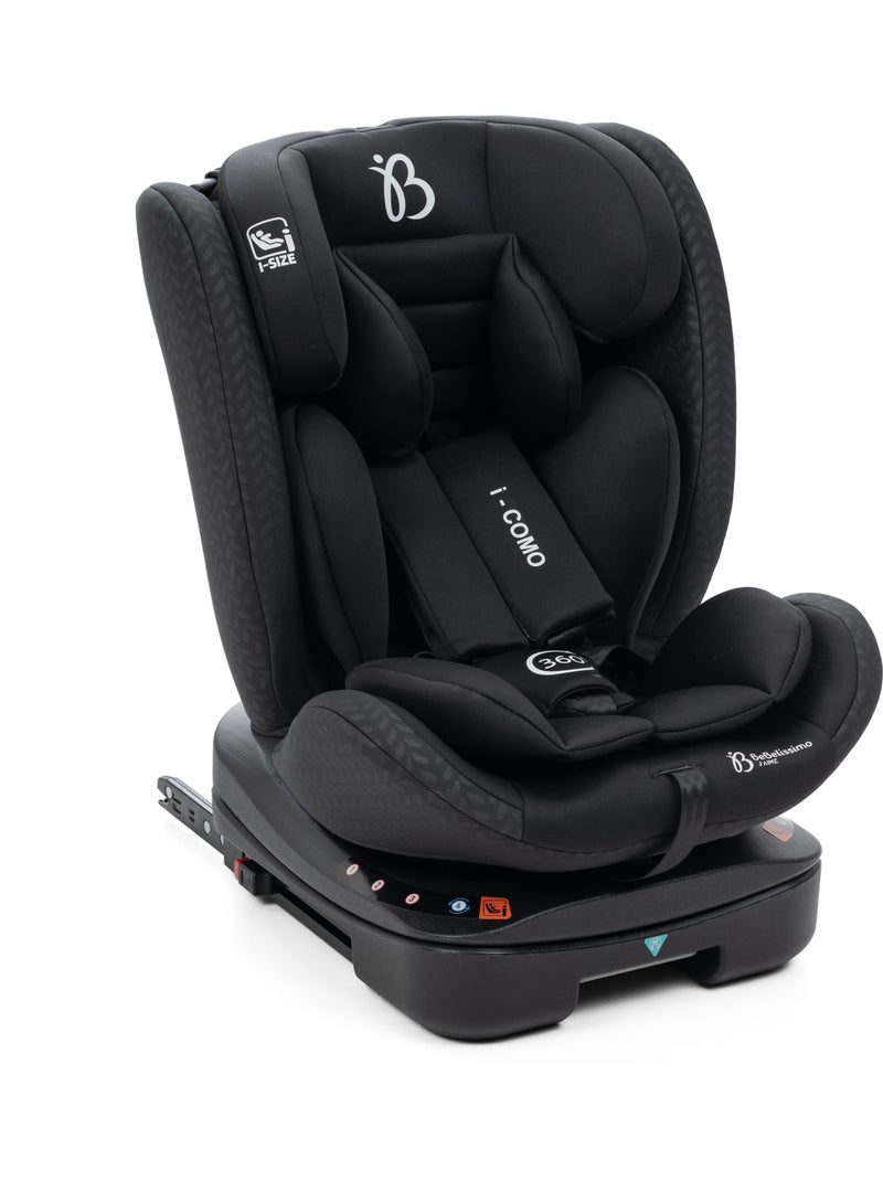 Bebelissimo - siège auto isofix - pivontant 360 ° - 40-150 cm -  0-36kg  i- como Noir - Kiabi