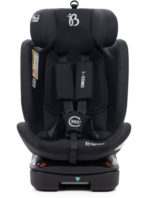 Bebelissimo - siège auto isofix - pivontant 360 ° - 40-150 cm - 0-36kg i- como - Kiabi Bebelissimo - siège auto isofix - pivontant 360 ° - 40-150 cm - 0-36kg i- como - Kiabi