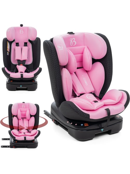 Bebelissimo - siège auto isofix - pivontant 360 ° - 40-150 cm - 0-36kg i- como - Kiabi Bebelissimo - siège auto isofix - pivontant 360 ° - 40-150 cm - 0-36kg i- como - Kiabi